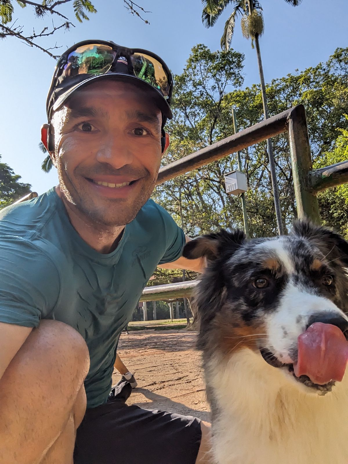 Image of Eduardo Canicoba and his dog